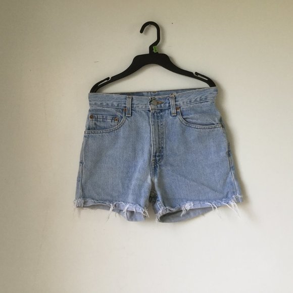 Levi's Pants - Levis 505 High Rise Cutoff Jean Shorts W 28